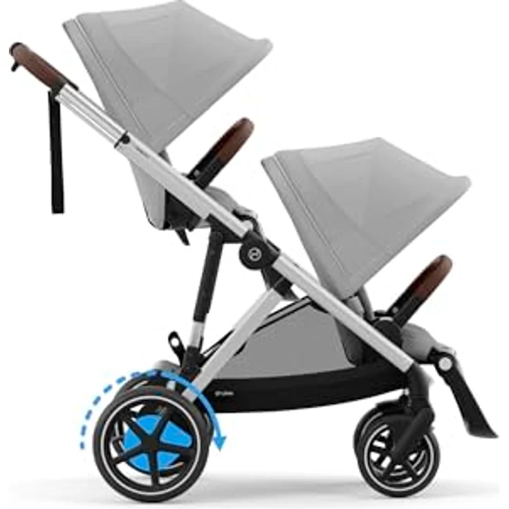 Cybex eGazelle S, Kinderwagen mit E-Motor, Wiegefunktion und großem Einkaufskorb – Bild 9