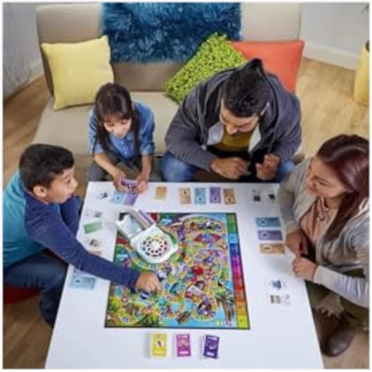 Hasbro Gaming Fr Destins le Jeu de la Vie, Gesellschaftsspiel für 2-4 Spieler, Französische Version mit bunten Spielsteinen – Bild 2