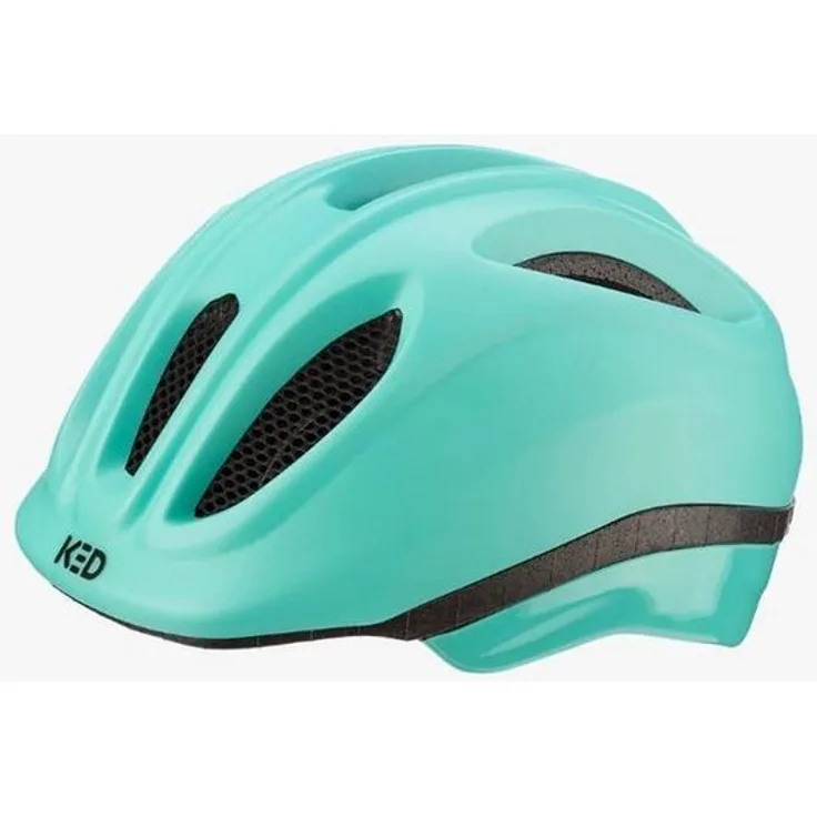 KED Helmsysteme Kinderhelm Meggy II Trend M Bright Aqua - QUICKSAFE Größenanpassung, LED-Rücklicht, Made in Germany