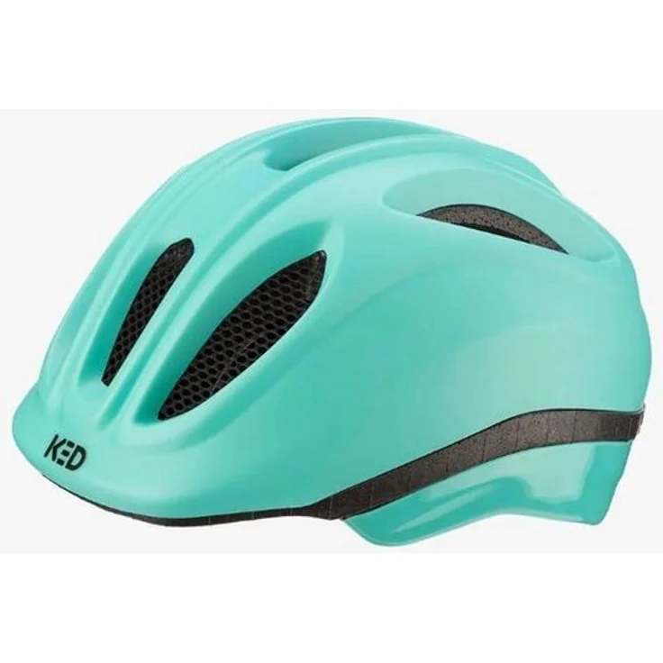 KED Helmsysteme Kinderhelm Meggy II Trend M Bright Aqua - QUICKSAFE Größenanpassung, LED-Rücklicht, Made in Germany
