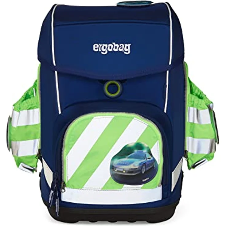 Ergobag Zip-Set mit Reflektorstreifen Grün Fluo Seitentaschen ERG-STR-002-213 - Preisvergleich – Bild 4