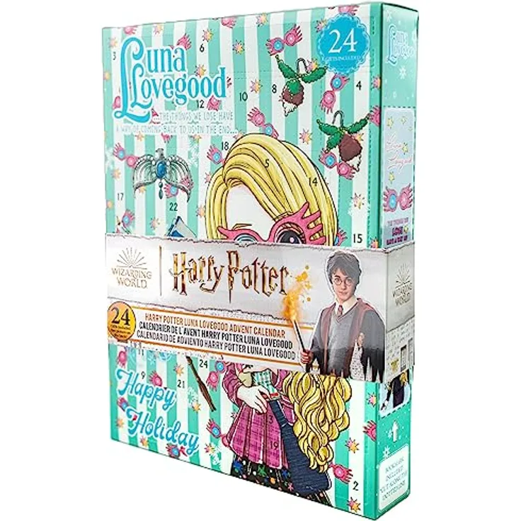 Cinereplicas Harry Potter - Luna Lovegood Adventskalender 2023 - Offizielle Lizenz, mit einzigartigen Geschenken und originalem Design