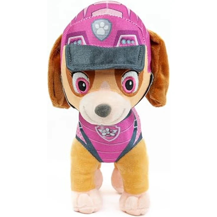 Teddys Rothenburg Kuscheltier Skye 27 cm Dino Rescue rosa Pilotenhund Cockapoohündin Plüschhund Hund - Preisvergleich – Bild 2