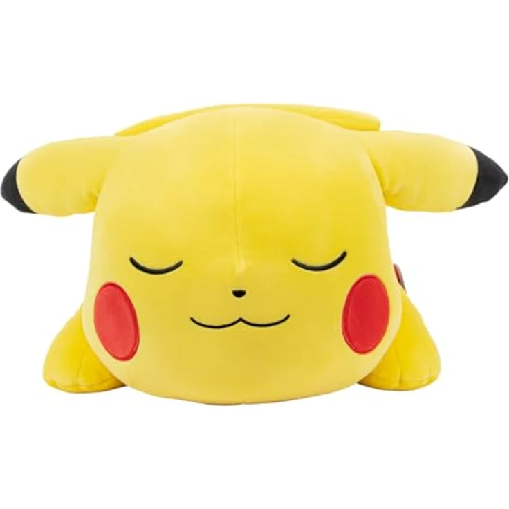Pokémon Bandai Plüschtier Pikachu, 40 cm schlafend, sehr weich – WT97920 – Bild 5