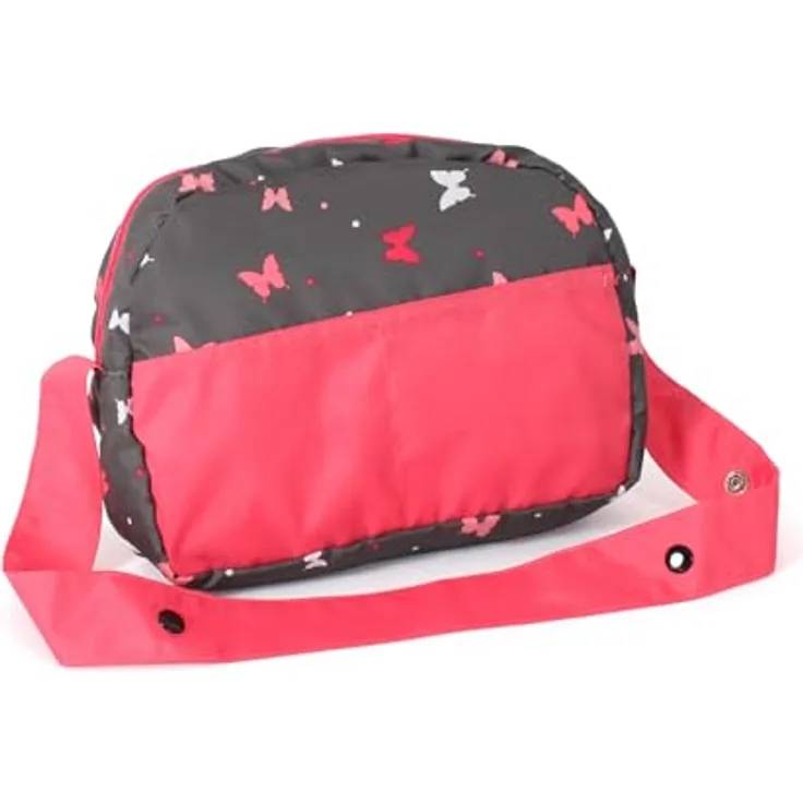 Bayer Chic 2000 853-47 Wickeltasche für Puppen, Konfetti pink, inkl. abwaschbarer Wickelunterlage - Preisvergleich
