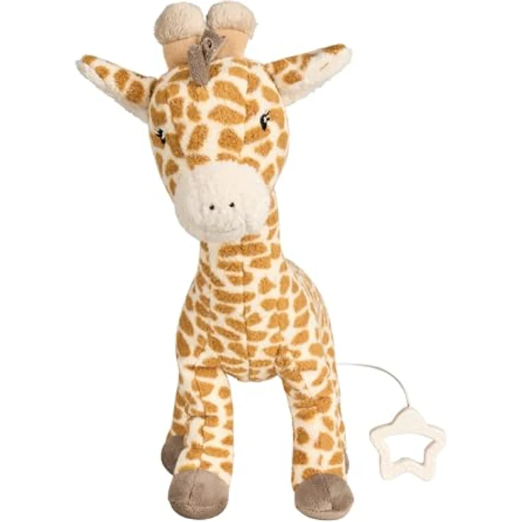 Sterntaler® Spieluhr Giraffe Kaya L, Kuscheltier aus weichem Plüsch mit Bahm's Wiegenlied und Sicherheitsreißverschluss – Bild 4