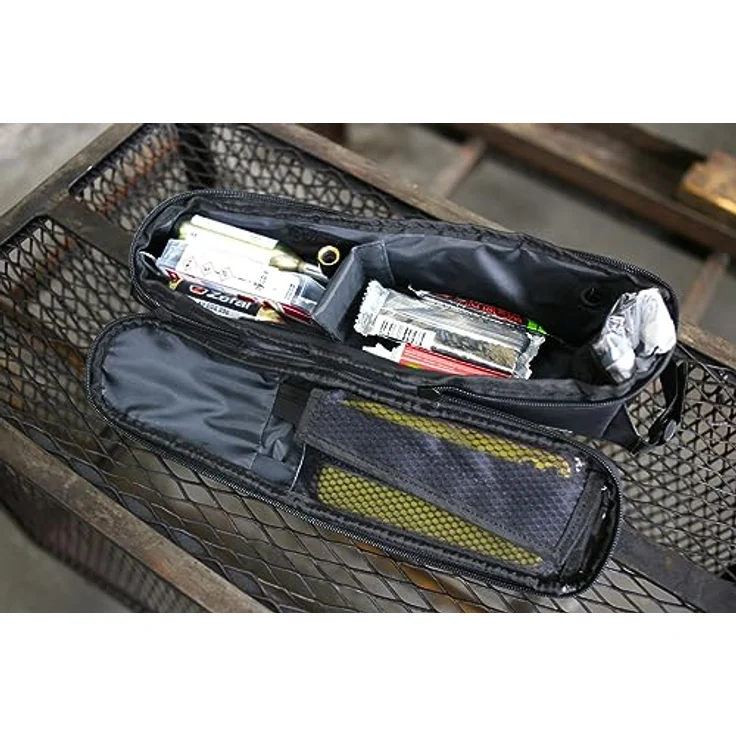 Zéfal Unisex – Erwachsene Oberrohrtasche Console Pack T3 schwarz, 350x95x110mm, 1,8 ltr. (1 Stück), Universal – Bild 2