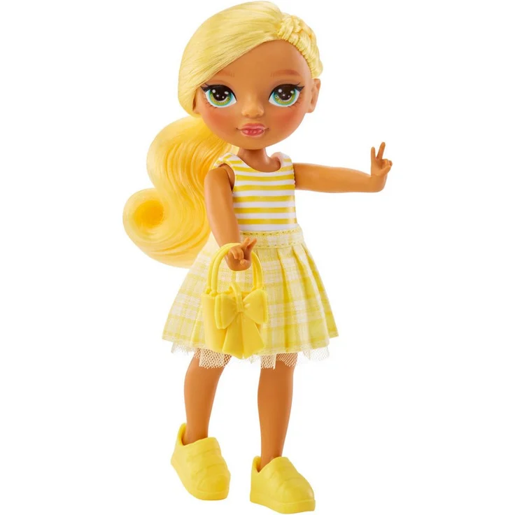 Rainbow High Anziehpuppe Rainbow High Littles Dolls - Daisy (Yellow), ca. 15 cm groß, mit langes, kämmbarem Haar und süßem Miniatur-Haustier - Preisvergleich – Bild 1