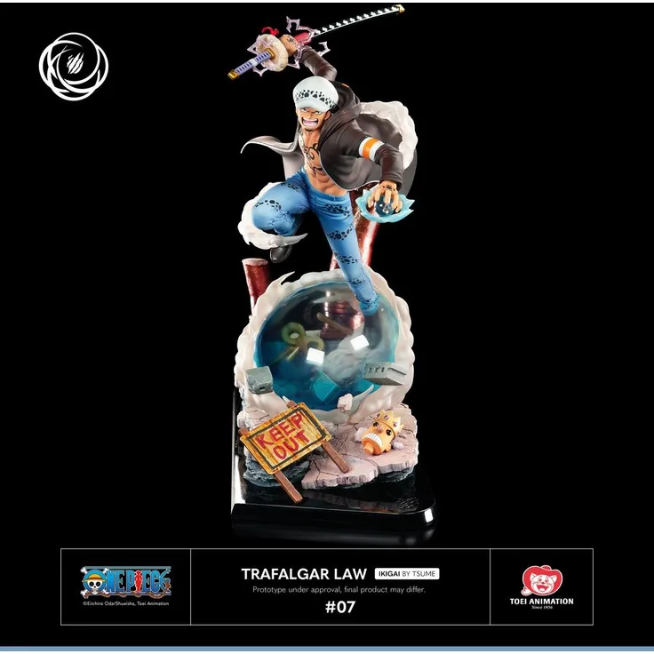 Tsume Trafalgar Law – Ikigai – 1/6 Maßstab Statue aus One Piece, detailreiches Sammlerstück