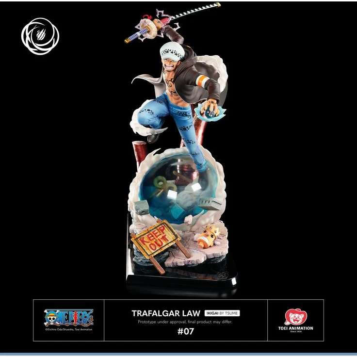 Tsume Trafalgar Law – Ikigai – 1/6 Maßstab Statue aus One Piece, detailreiches Sammlerstück
