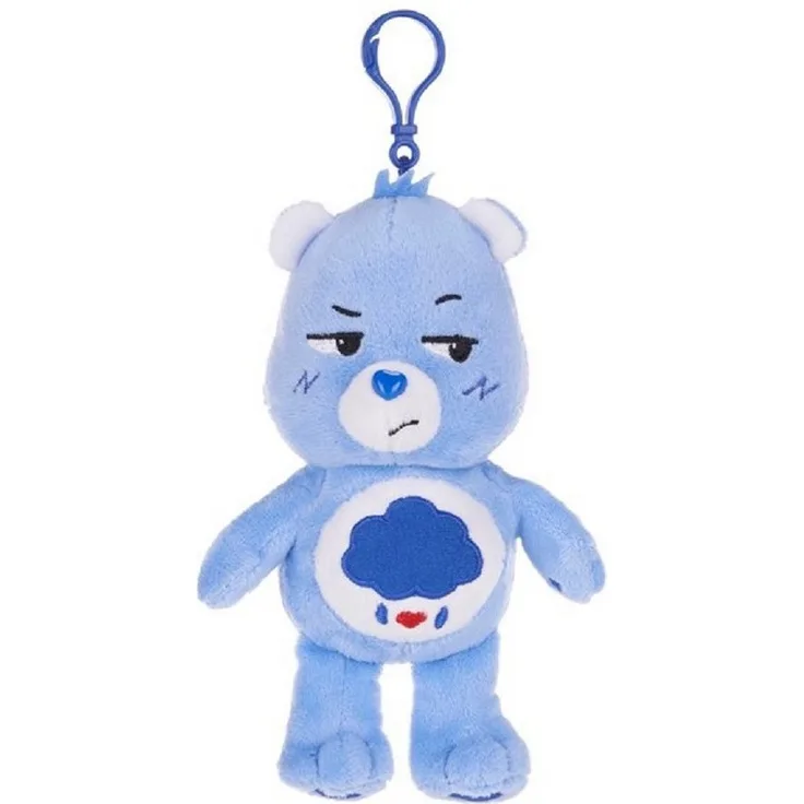 soma Kuscheltier Glücksbärchi Kuscheltier Care Bear Brumm Bärchi blau Bagclip 14 cm (1-St), Super weicher Plüsch Stofftier Kuscheltier für Kinder zum spielen - Preisvergleich