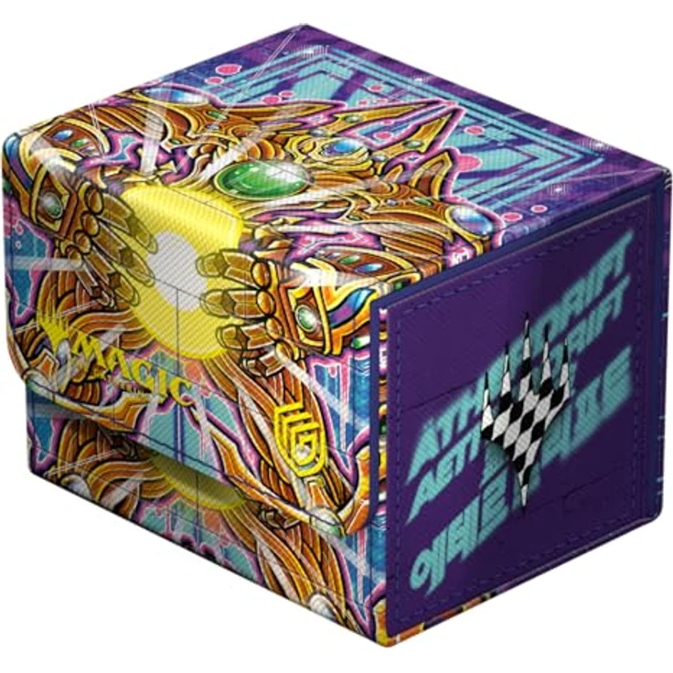Ultimate Guard Sidewinder 100+, Deck-Box für Magic: The Gathering in Aetherdrift - Solar Gearhulk, aus Xenoskin für bis zu 100 Double-Sleeve-Karten, mit Magnetverschluss – Bild 2