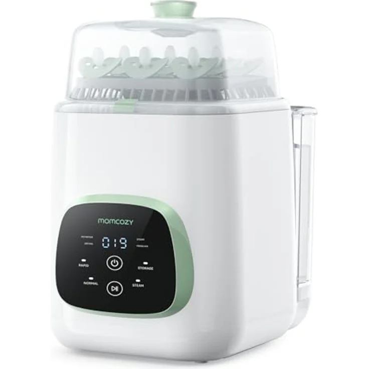 Momcozy KleanPal Pro Babyflaschenwascher, Sterilisator & Trockner, All-in-One Reinigungsmaschine mit 4 Modi und 72 Stunden Trockenhaltung – Bild 1