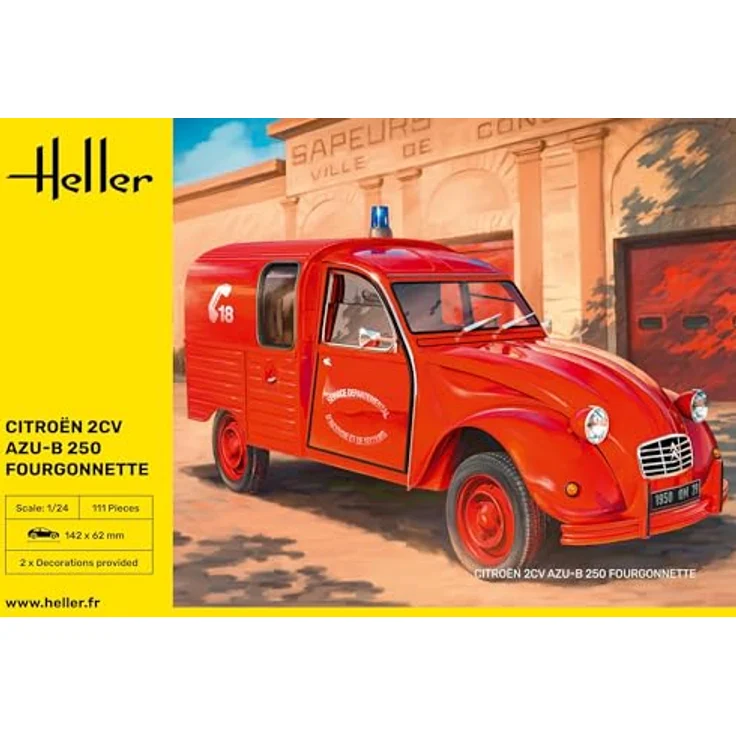 Heller 82701 Plastikmodellbausatz, Unlackiert, Modellfahrzeug – Bild 3