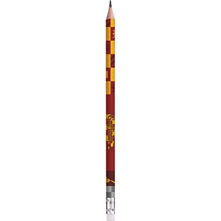 Maped 851701 - egonomische Drei-Kant-Bleistifte HARRY POTTER mit Radiergummikopf - HB-mittel - x6 Stifte - Haus Gryffindor, Haus Slytherin, Haus Ravenclaw, Haus Huffelpuff – Bild 2
