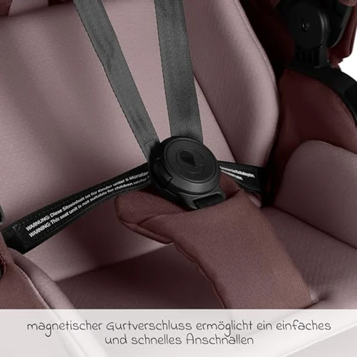 ABC Design Sportbuggy Salsa 5 Run, Robuster Jogger mit Luftreifen und großem Sonnendach, Coal – Bild 8