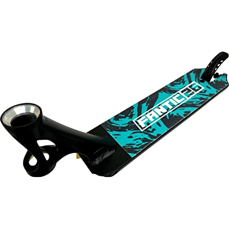 Fantic26 Stuntscooter Fantic26 Stunt-Scooter Griptape 58,5cm x 15,5cm Swirl Schwarz/Mint, extra starker Kleber und reißfestes PVC Material – Bild 4