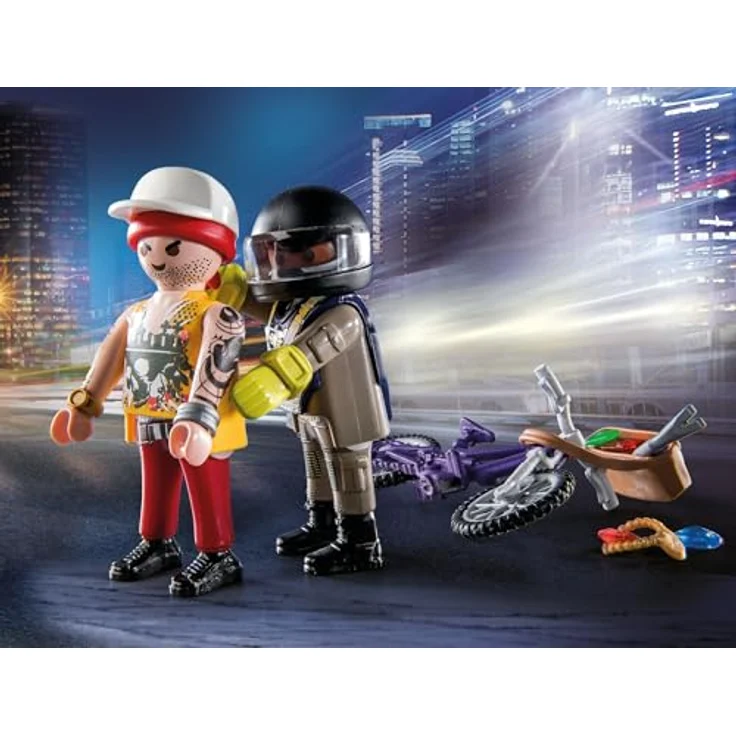 Playmobil® Konstruktions-Spielset Starter Pack, SEK und Juwelendieb (71255), City Action, (27 St), Made in Europe – Bild 4