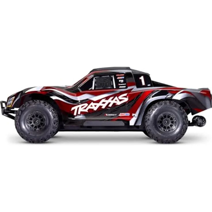 Traxxas RC-Auto Traxxas Maxx Slash 4WD 1:7 Short Course Truck "Rot" RTR mit VXL-6S, Maximalgeschwindigkeit von bis zu 120km/h – Bild 4