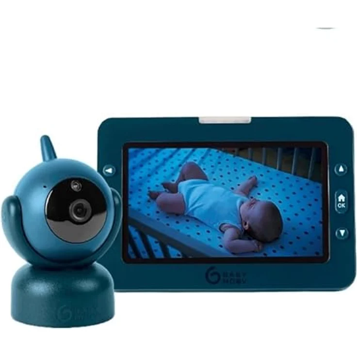 Babymoov Video-Babyphone Yoo Master Plus, 360° Kamera mit 5 Zoll HD-Bildschirm, VOX-Technologie, Nachtsicht und Temperatursensor – Bild 2