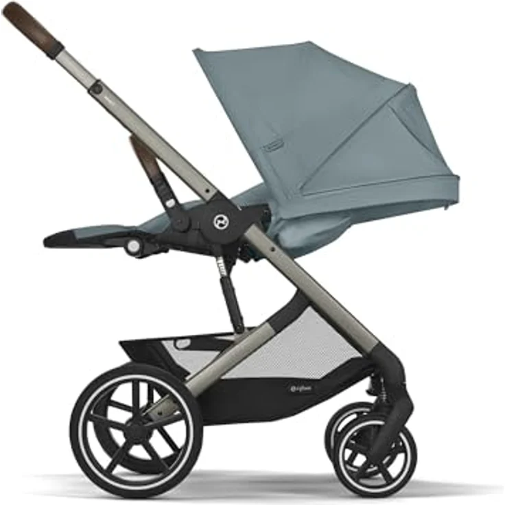 Cybex Kinder-Buggy Balios S Lux Kinderwagen Kollektion 2025 - Vielseitiger Kinderwagen für Stadtleben, ergonomisches Design, XXL Sonnenverdeck, große Ladekapazität – Bild 4