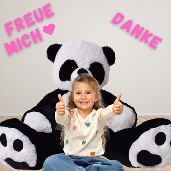 Plüsch-Panda 30 Cm – Kuscheliger Teddybär Mit Sicherheitsaugen, EN71-zertifiziert
