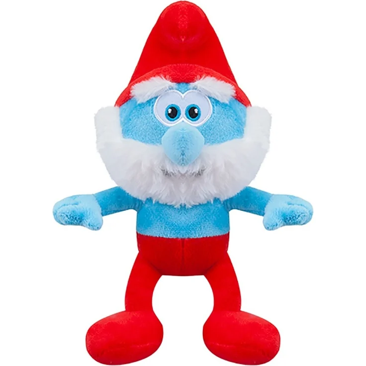 PMS Die Schlümpfe Kuscheltier Plüschtier Papa Schlumpf Plüschfigur, 60 cm, zweifach gestickt, ungiftig, recyceltes Polyester