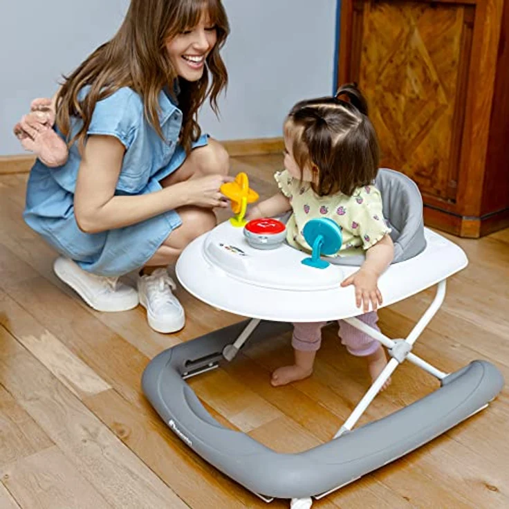 Bebeconfort Explorer Lauflernhilfe, mit abnehmbarem Aktivitätstablett, Einfach zusammenklappbare Lauflernhilfe für Babys, von 6-18 Monaten, bis zu 12kg, Gray Mist – Bild 10