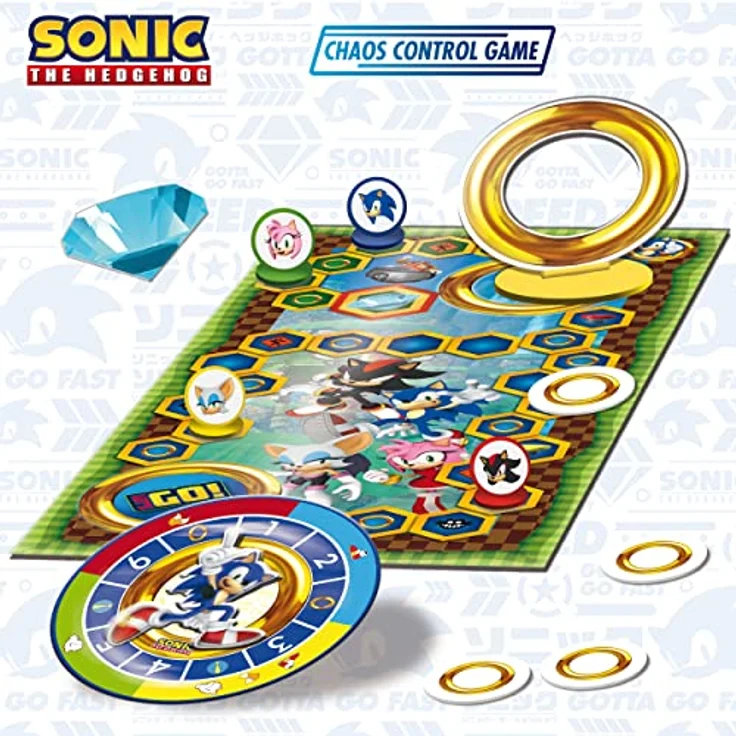 Lisciani SONIC CHAOS CONTROL Interaktives Brettspiel für 2–4 Spieler, Logik- und Reaktionsspiel ab 6 Jahren, 20 Minuten Spielzeit mit Sonic-Figuren – Bild 4