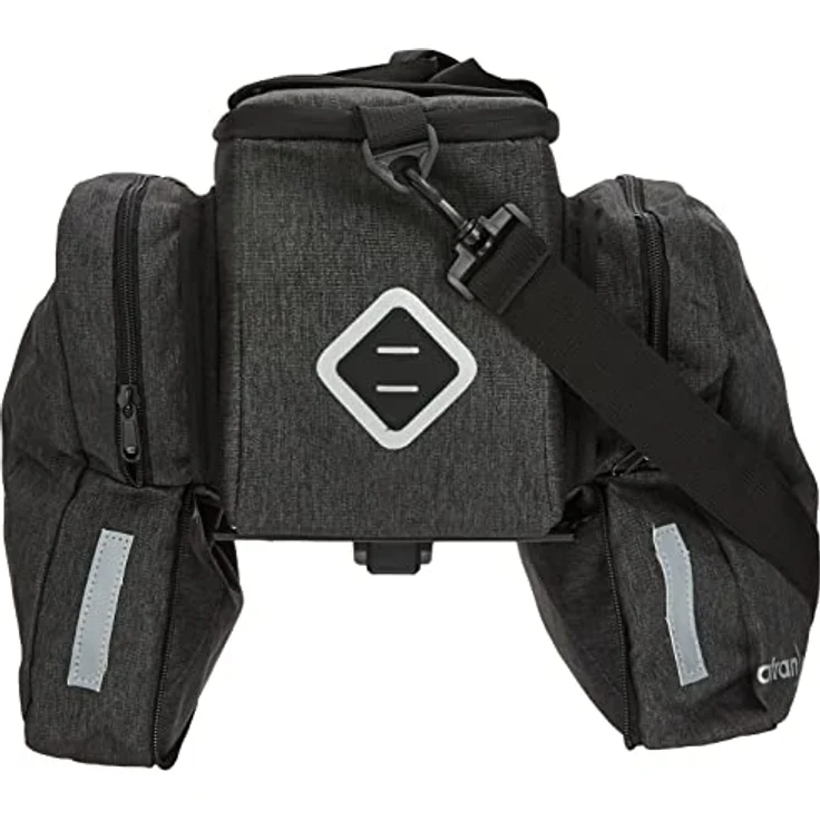 Atran Velo Unisex – Erwachsene System Atranvelo Zap Fahrradkorb, Grau, 1size – Bild 4