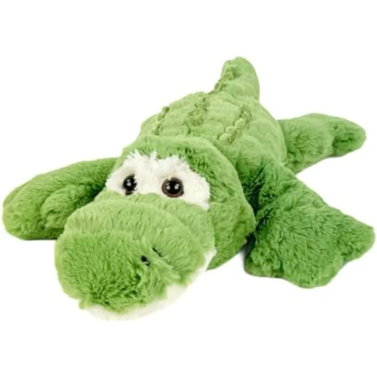 Inware 6412 Plüschtier Krokodil Kroko, 40 cm, 100% Polyester, waschbar bei 30°C, für alle Altersgruppen geeignet