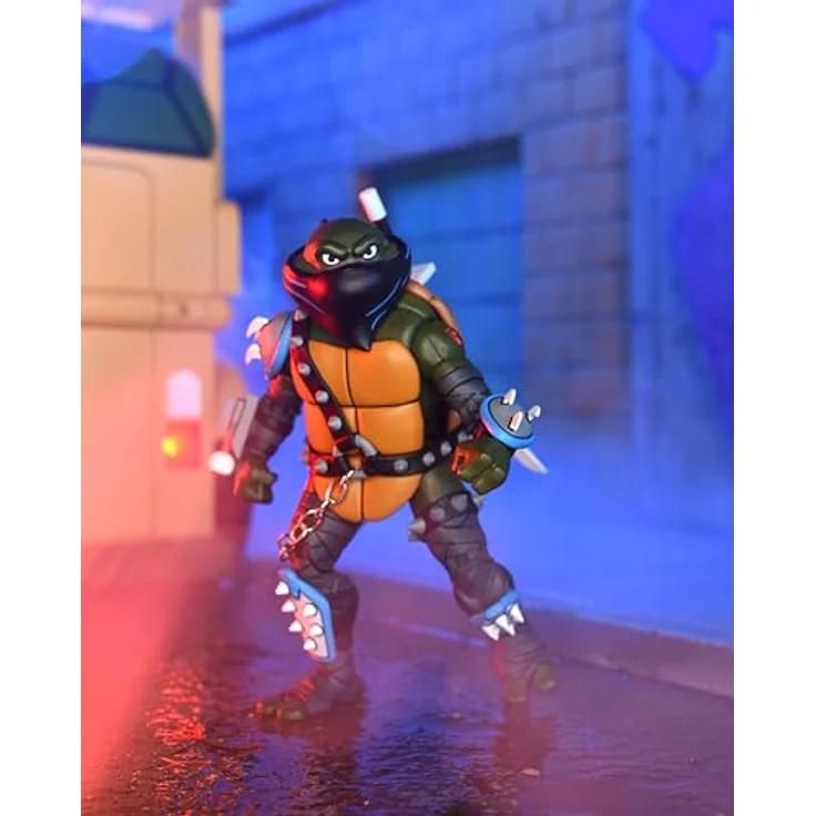 Neca Teenage Mutant Ninja Turtles Ultimate Dark Leo, 18 cm Actionfigur mit Zubehör in Fensterbox – Bild 5