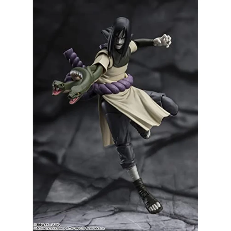 TAMASHII NATIONS Bandai Naruto Figurine S.H. Figuarts Orochimaru - Hochwertige Abmessungen, langlebig, flexible Gestaltung - 15 cm – Bild 5