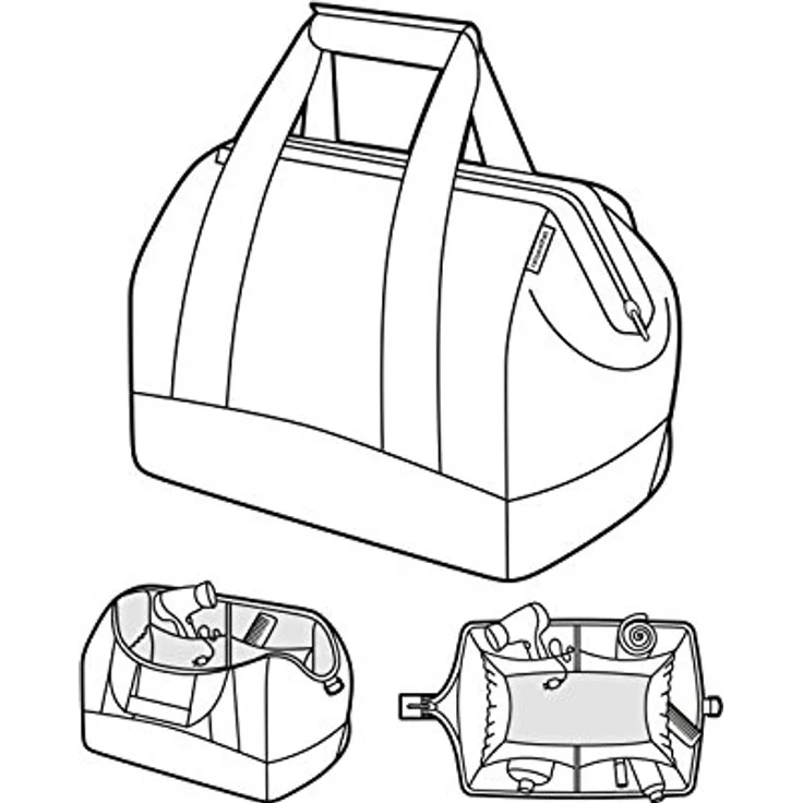 Reisenthel Allrounder M Reisetasche Sporttasche MS Twist Sky Rose - Preisvergleich – Bild 7