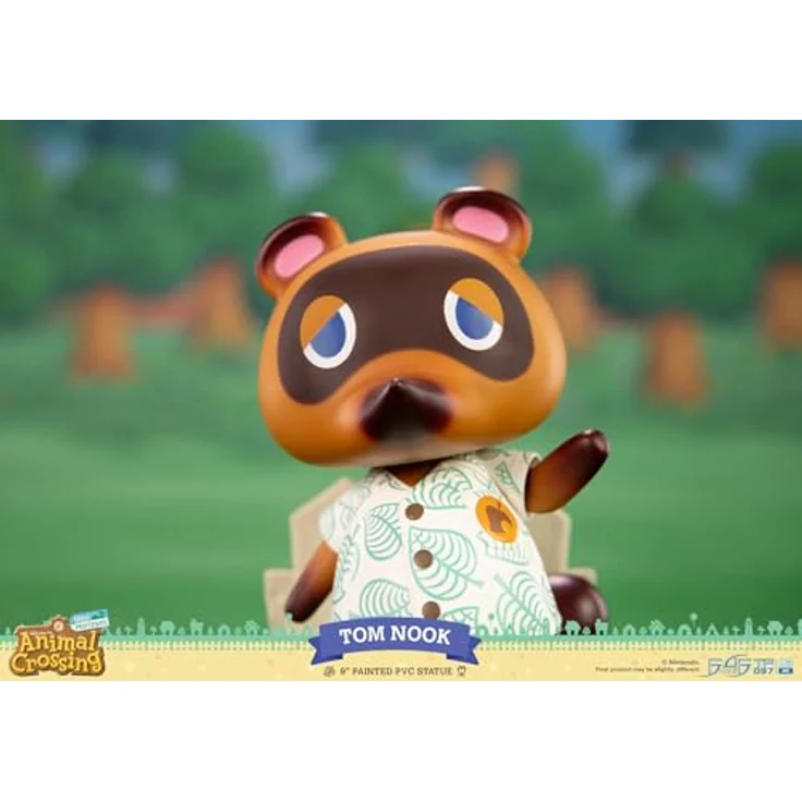 First 4 Figures Animal Crossing: New Horizons – Tom Nook Statue, handbemalte PVC-Figur, 22 cm, offizielle Sammleredition – Bild 5