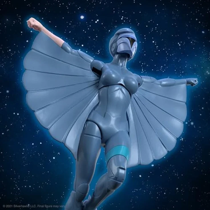 Super7 Funko SilverHawks Ultimates: Steelheart Actionfigur, Schwarz, aus Kunststoff – Bild 5