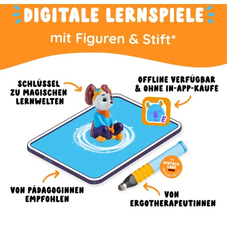Edurino Starterset Luka Logisches Denken & Coding ab 4 Jahren inkl. App I Innovatives & digitales Lernspiel I Spielerisch Strukturen & Muster erkennen I Rätseln & Knobeln | Logisch Denken – Bild 3