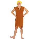 Funidelia | Barney Geröllheimer Kostüm - Familie Feuerstein für Herren The Flintstones, Braun, Größe Standard, 100% Polyester - Kostüme für Erwachsene & Verkleidung für Partys, Karneval & Halloween