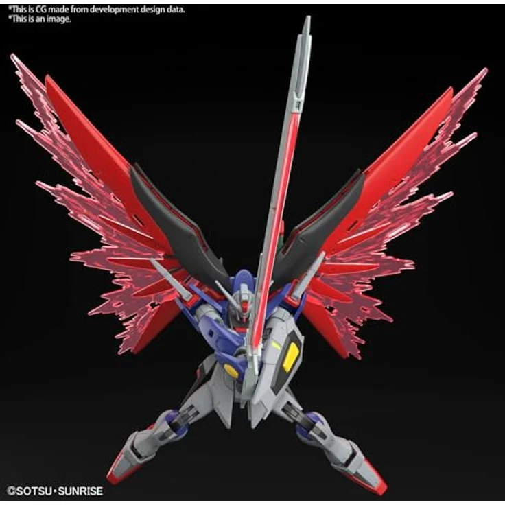 Bandai Gundam Zestaw Modelarski HG 1/144 Destiny Gundam Spec II mit Zeus Silhouette, inklusive Waffen und Effektteilen – Bild 8