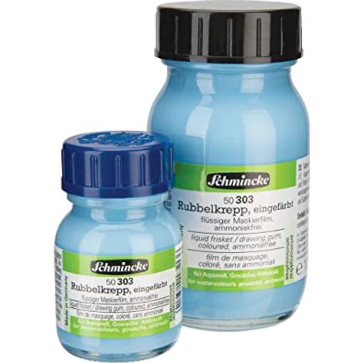 Schmincke Rubbelkrepp, eingefärbt, 20 ml - Künstlerfarben für kreative Maltechniken – Bild 2