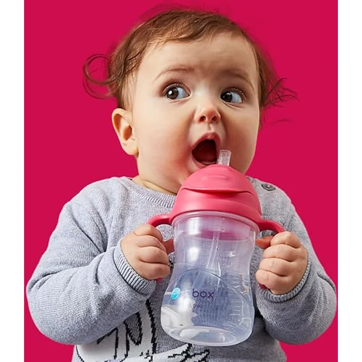 B.Box Gelato Cup Tasse mit Strohhalm, Kindertrinkbecher, 240 ml, Ocean, BPA-frei, leicht zu reinigen – Bild 2