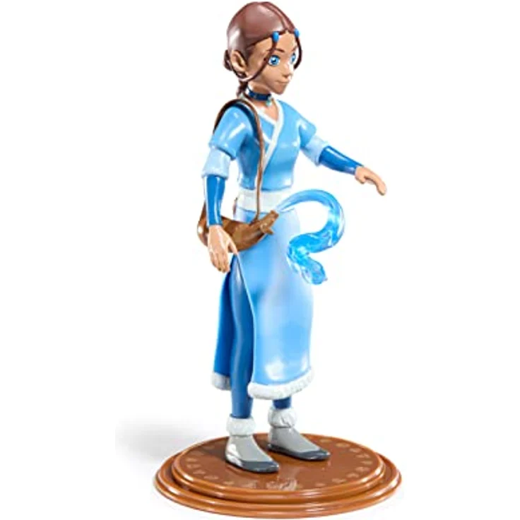 Noble Collection Avatar The Last Airbender Bendyfigs Biegefigur Katara, 18 cm, aus PVC und ABS, flexibel in vielen Positionen – Bild 2