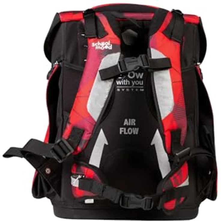 SCHOOL-MOOD® Schulranzen Champion Maxx Pro, 7-teiliges Set aus PET, 22 L, inklusive Turnbeutel und Etui – Bild 6