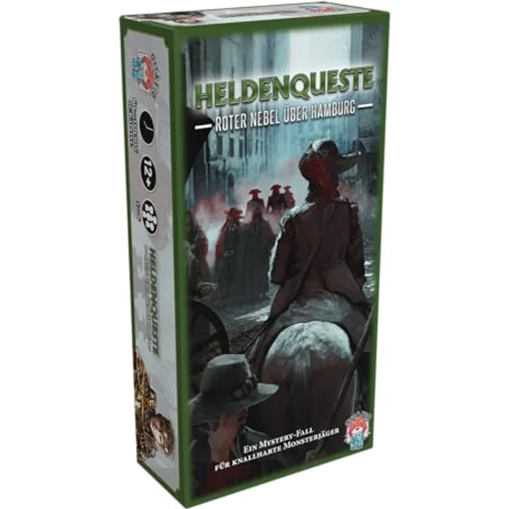 Ottavio Heldenqueste: Roter Nebel über Hamburg, kooperatives Brettspiel für 1-6 Spieler, 12+ Jahre, 60-120 Minuten, Deutsch – Bild 1