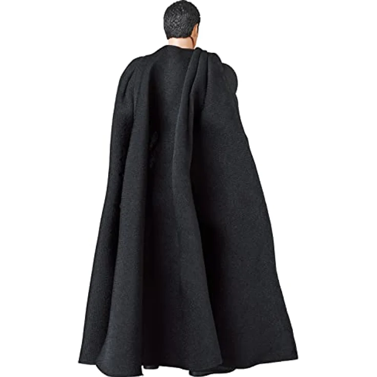 MEDICOM TOYS Zack Snyder's Justice League Superman Mafex Actionfigur, 6 Zoll hoch mit Stoffumhang und 4 austauschbaren Köpfen – Bild 4