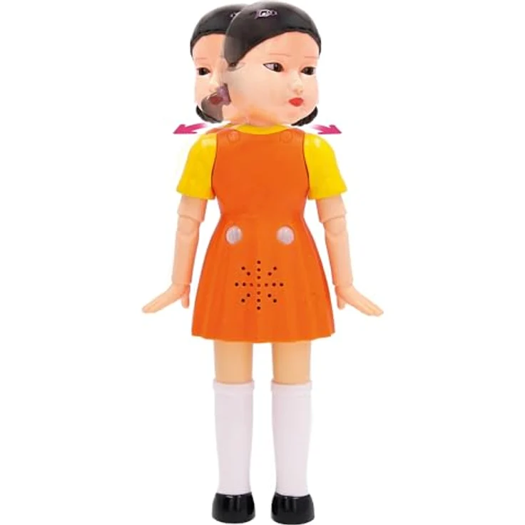 Squid Game Interaktive Puppe Young-Hee, detailgetreue Figur mit Bewegungssensoren und 6 Sounds aus der Serie – Bild 5