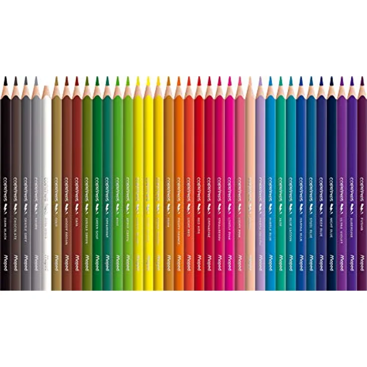 Maped 907003 - Stifte-Set COLOR'PEPS 100-tlg. - 36x Fasermaler, 36x Buntstifte, 24x Wachs-Malstifte – Bild 4