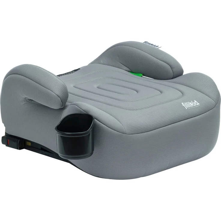Fillikid Kindersitzerhöhung Flip Deluxe, Auto mit verlängerbarer Isofix i-Size, für Kinder von 6 bis 12 Jahren, in 3 Farben erhältlich