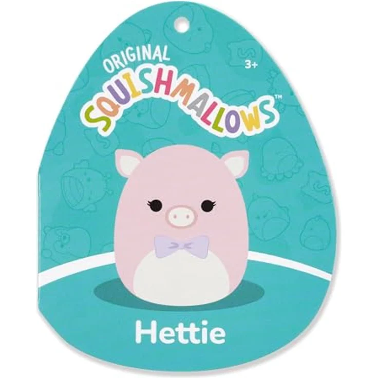 Squishmallows SQCR06658 - Hettie das Schwein 50 cm, superweiches Kuscheltier in offiziellem Jazwares Plüsch - perfekter Reisebegleiter – Bild 5