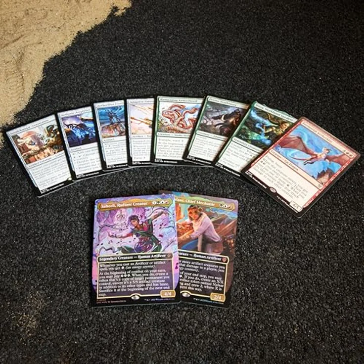 Magic: The Gathering Aetherdrift Commander Deck Living Energy, 100-Karten Deck mit fliegenden Kreaturen, Englisch – Bild 4